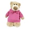 Caravaan - Soft Toy Mascot Bear with Pink Hoodie Size 28cm