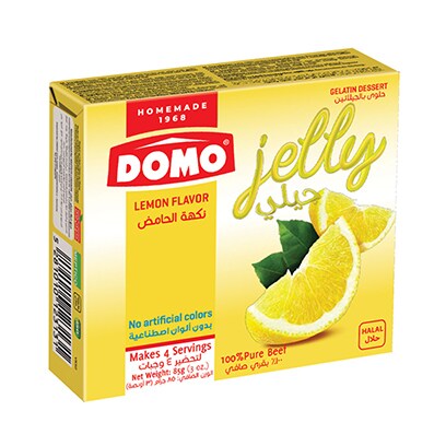 Domo  Lemon Gelatin Dessert 85GR