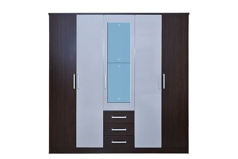 Pan Emirates - Miami 5 Door Wardrobe