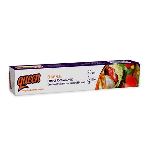 Queen Cling Film Food Wrap Roll - 500 gm
