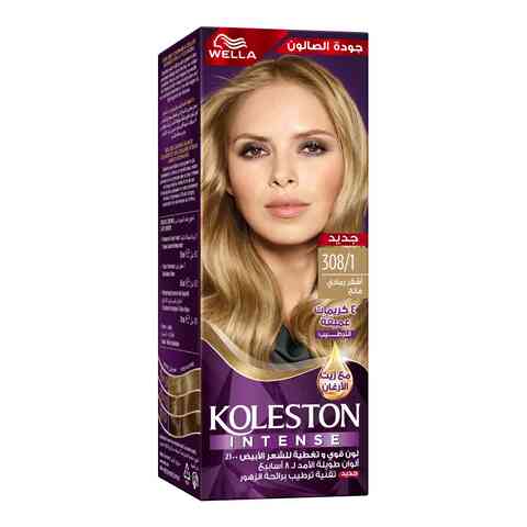 Wella Koleston Intense Hair Color 308/1 Light Ash Blonde