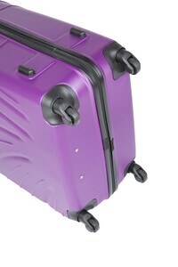 Senator Hard Case Trolley Luggage Set of 3 Suitcase for Unisex ABS Lightweight Travel Bag with 4 Spinner Wheels KH115 Purple
