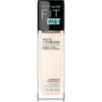 اشتري Maybelline Fit Me Matte + Poreless Liquid Foundation Makeup, Fair Porcelain, fl. oz. Oil-Free في الامارات