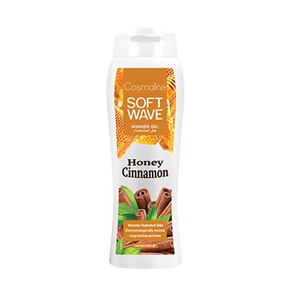 Cosmaline Softwave Honey And Cinnamon Shower Gel 450ml