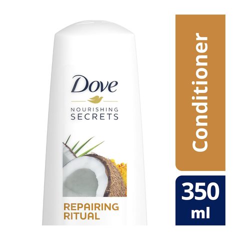 Buy Dove Conditioner Restoring Ritual Coconut Oil And Turmeric 350ml in Saudi Arabia
