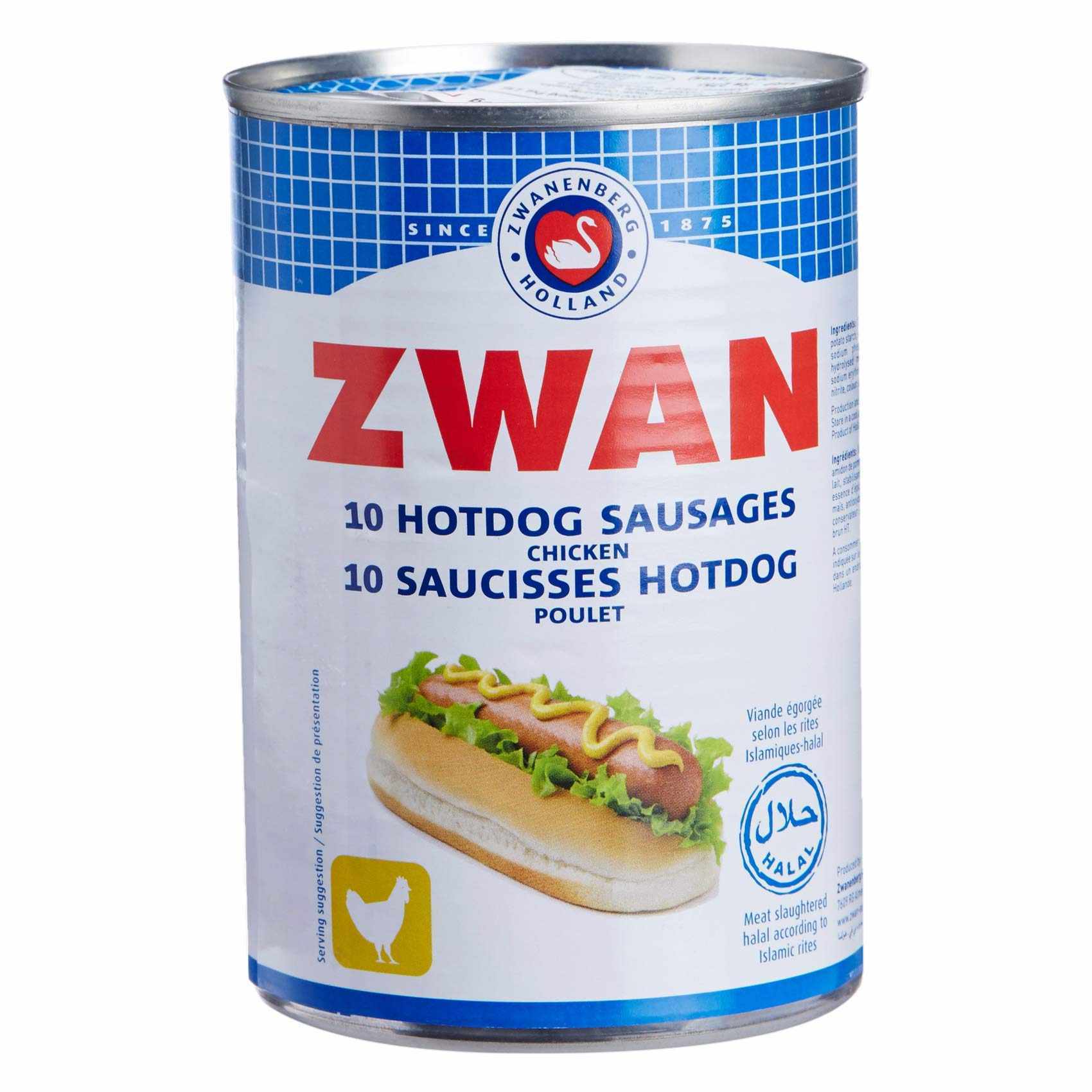 Buy Zwan Hot Dog Beef Sausages 200g Online Shop Food Cupboard on