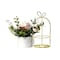 Aiwanto Flower vase Decorative Flower With Vase  Tabletop Decoration  Home Decor Piece(3Pcs)
