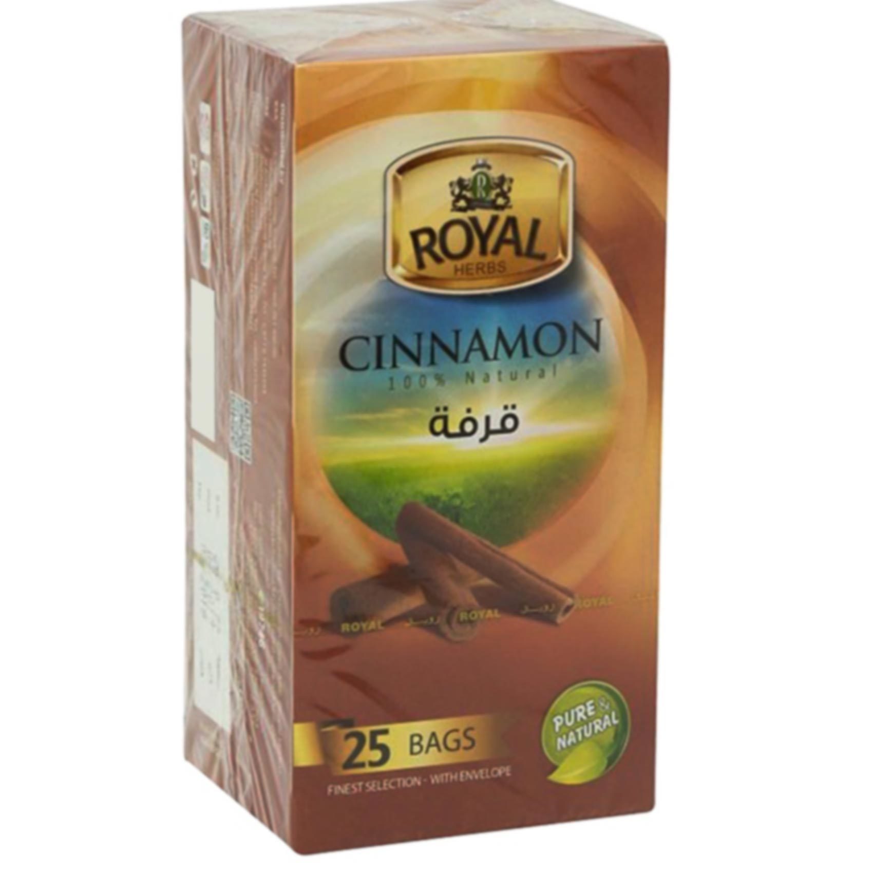 Buy Royal Herbs Cinnamon Tea 25 Tea Bags Online Shop Beverages on