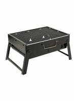 Buy Generic Portable Bbq Charcoal Grill Black 36X10.5X28Cm in UAE