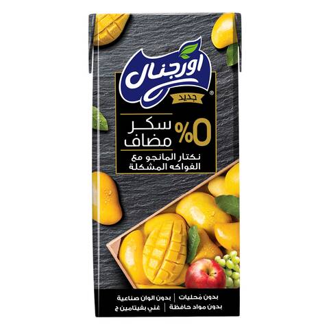 Buy Original Zero Sugar Mango with Fruit Mix 200ml in Saudi Arabia