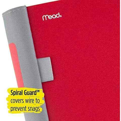 Mead 5 Star College Ruled Notebook 200 Sheets Red