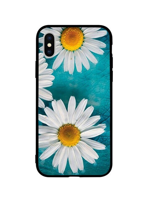 Theodor - Protective Case Cover For Apple iPhone XS Max Three White Flower