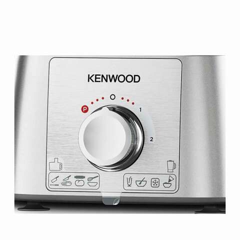 Kenwood Food Processor 1000W Multi-Functional With Stainless Steel Disks,  Blender FDP65.880Si Silver