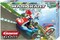 MarioKart Carrera GO!!! Racetrack with 2 Cars Slot Car Racing Toy Track Set With Jump Ramp Featuring Mario and Lungi for Kids (Carrera GO!!! With Adapter)
