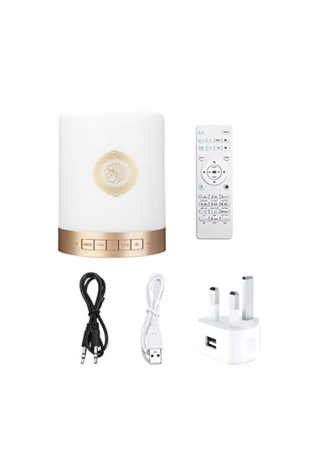 Generic - Bluetooth Lamp Speaker White/Gold