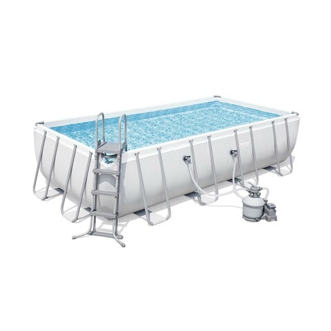 Bestway Power Steel Rectangular Pool 5.49 X 2.74 X 1.22m (Plus Extra Supplier&#39;s Delivery Charge Outside Doha)
