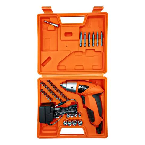 Drill master 4.8 v best sale cordless screwdriver