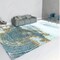Area Rug Anti-Skid Modern Floor Carpet For Indoor Living Room Dining Room Bedroom With Beautiful Print (Size 80×120CM)