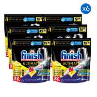Finish Powerball Ultimate All-In-1 32 Dishwasher Tablets Lemon Sparkle Pack of 6
