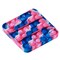 Squizz Pop The Bubble Square Tie Toy- Blue/Pink