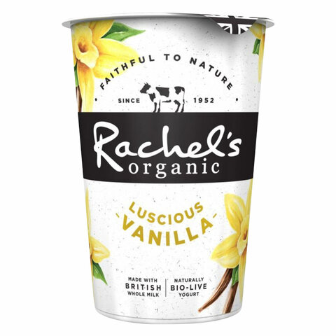 Rachel&#39;s Organic Luscious Vanilla Yoghurt 450g