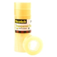 Scotch Transparent Tape 508 Clear Pack of 8