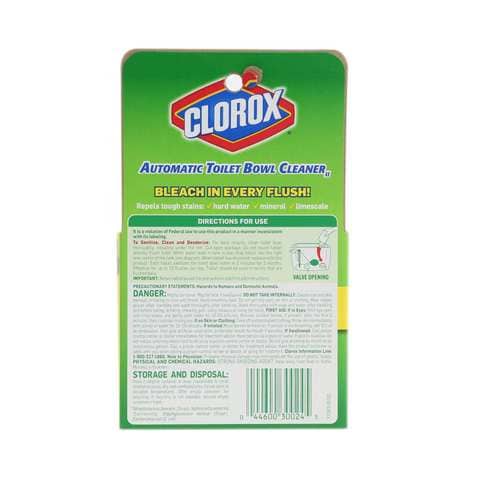 Clorox Automatic Toilet Cleaner Green 2 Pack, 200g