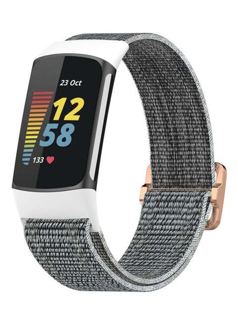 Buy Fitme Nylon Strap For Fitbit Charge 5 Grey Online Shop