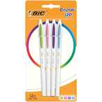 اشتري بيك كريستال أب قلم جاف 1.2 ملم 4 قطع - متعدد الألوان في الامارات