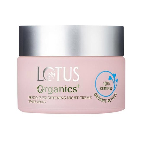Lotus Organics Precious Brightening Night Creme White 50g