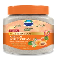 Nature&#39;s Bounty Venos Face &amp; Body Scrub, Apricot - 300 ml