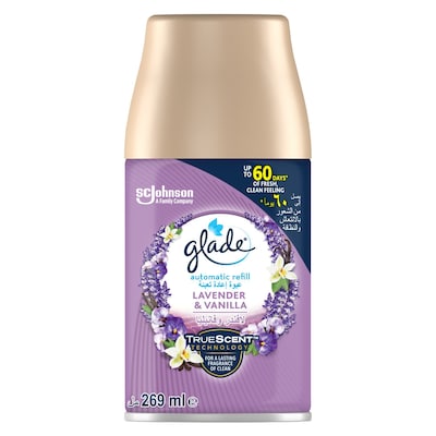 Buy Glade Automatic Spray Holder With Sheer Vanilla Embrace Air Freshener  269ml Online - Shop Cleaning & Household on Carrefour UAE