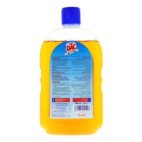 Dac antiseptic disinfectant 500 ml