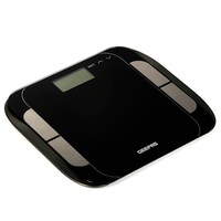 Geepas Gbs46506Uk Body Fat Bathroom Scales - Smart High Accuracy Digital Weighing Scales For Body Weight, Bmi Visceral Body Fat Rating, Muscle Mass, Body Hydration, Water &amp; Bone Mass - 2 Year Warranty