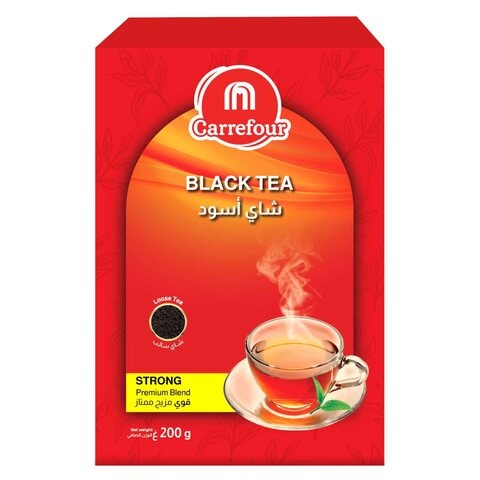 Buy Carrefour Premium Blend Black Tea Bags 200g in Saudi Arabia