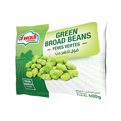 Al Wadi Al Akhdar Frozen Green Broad Beans 400g