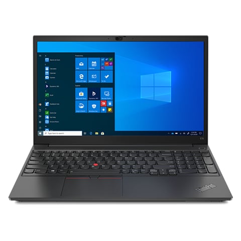 Lenovo E15 Laptop, Core i5-1135G7, 8GB RAM, 256GB-SSD, 15.6&quot; FHD, Windows 10 Pro, Arabic Keyboard