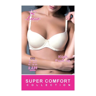 Lasso Pack Of 3 Padded Solid Color Cotton Soft Bra For Women - XL  Multicolor L13V26PNAFAMZ3: Buy Online at Best Price in Egypt - Souq is now