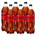 Buy Coca Cola Zero Calories Soft Drink 1.25L x Pack of 6 in Kuwait