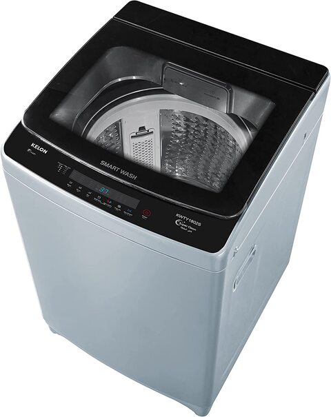 Kelon 18 Kg Top Loading Washing Machine, Silver, KWTY1802S