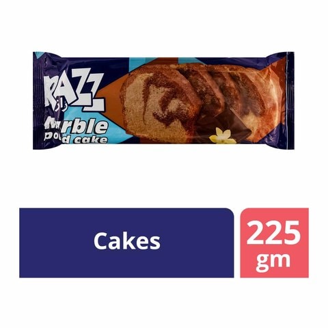 Razz Marble Pound Cake - 225gm