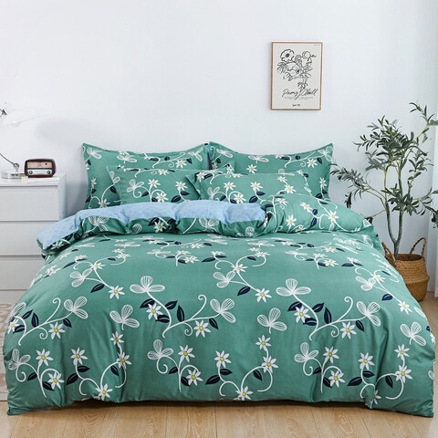 Duvet cover with store 4 pillow cases