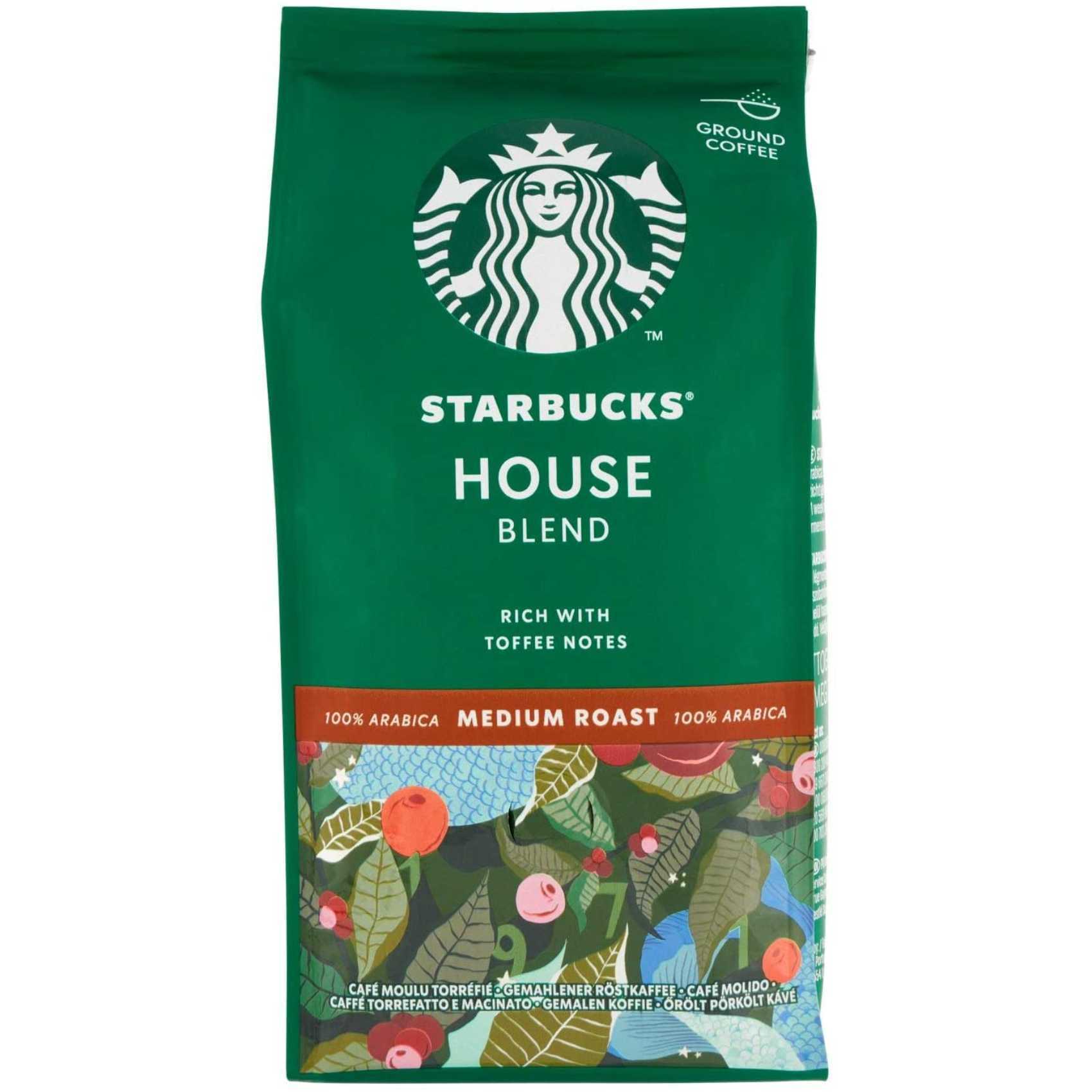 Buy Starbucks House Blend Medium Roast Coffee 200g Online Shop Beverages On Carrefour Uae