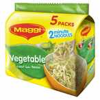 Buy Nestle Maggi 2 Minutes Vegetables Noodles 77g Pack of 5 in UAE
