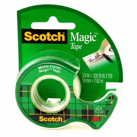 3M Scotch Magic Tape with Dispenser 105 0.75x300inch