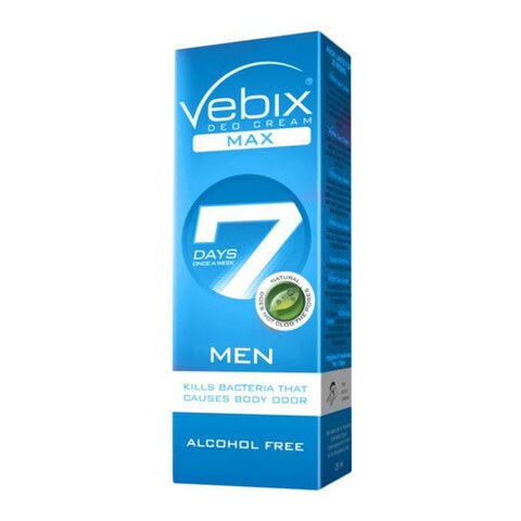 Vebix max deodorant cream men 25 ml price in Saudi Arabia | Carrefour ...