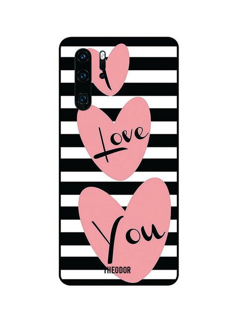Theodor - Protective Case Cover For Huawei P30 Pro Pink/Black/White