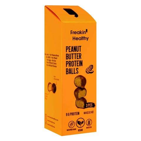 Freakin Healthy Peanut Butter Protein Balls 60g
