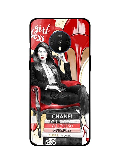 Theodor - Protective Case Cover For Oneplus 7T Girl Boss Vogue