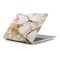 Ozone - Case for MacBook Air 13.3 inch A1932 (2018/2019) / Air 13.3 inch with Retina Display Soft Touch Hard Plastic MacBook Cover - Gold Marble Texture